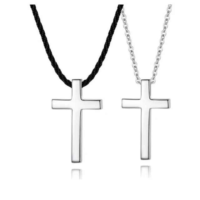 

shipping free Love necklace silver S925 Sterling Silver Lovers' men's and women's Cross Necklace love charm necklaces