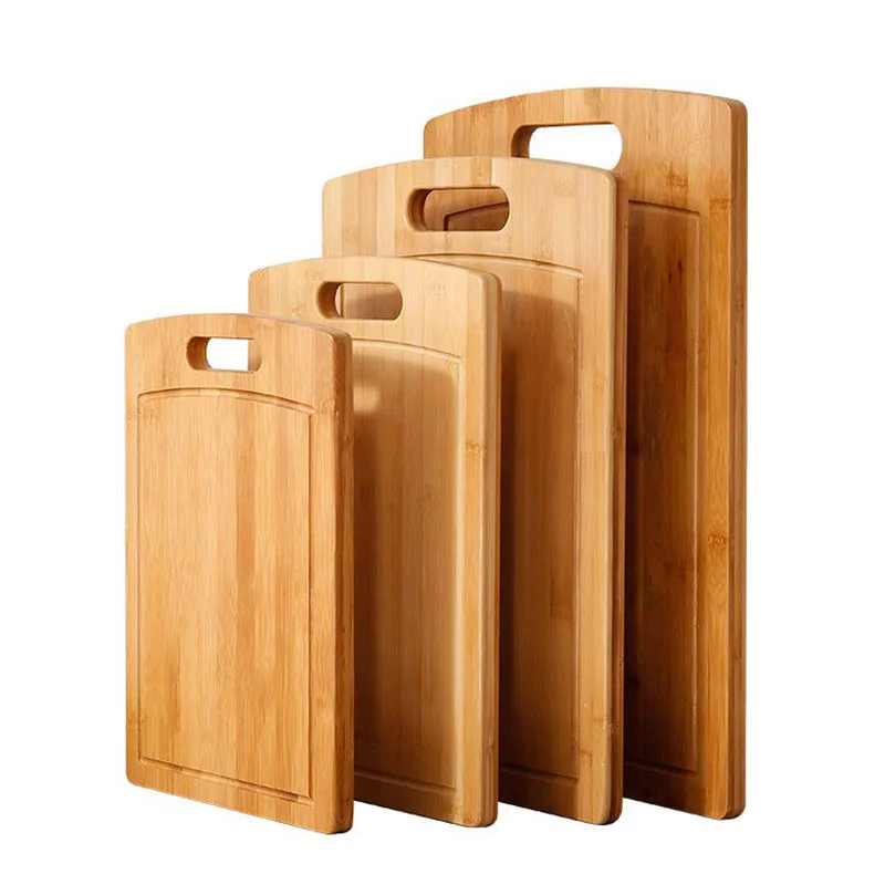 

2020 High quality eco-friendly bamboo cheese cutting board/chopping board, Natural bamboo color