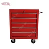 5 Drawer Steel Tool Storage tool Cabinet tool trolley With Rolling Casters
