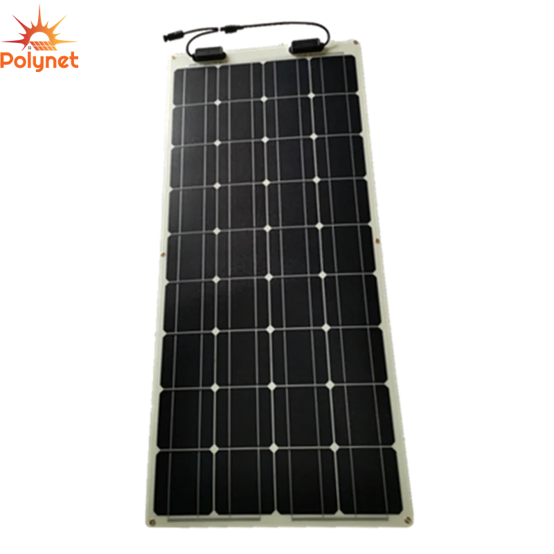 
Polynet China Manufacture Best price Dc Module 100w flexible pv solar panels for solar kits 