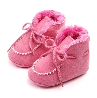 Winter Warm Newborn Baby Socks Shoes Boy Girl Toddler First Walkers Booties Cotton Comfort Soft Anti-slip supplier