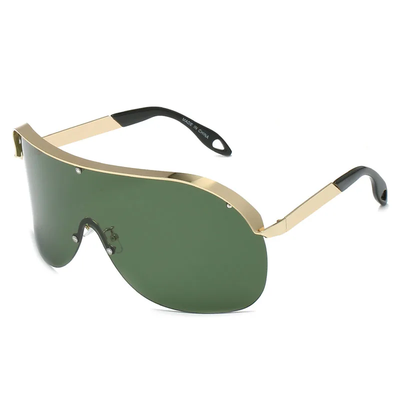 

Integrated lens frameless metal frame women's Sunglasses polarization fashion unmarked Sunglasses UV400 new design Sunglasses, Picture shows