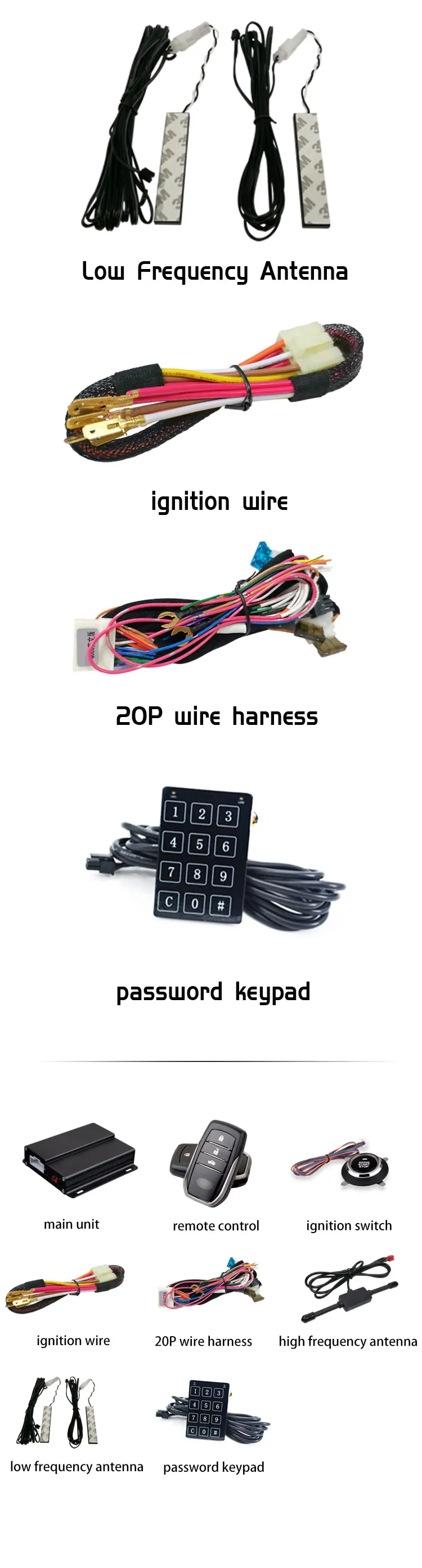 DC 12V Voltage Engine Smart Start Stop Button System Auto Smart Start System Engine Start Stop