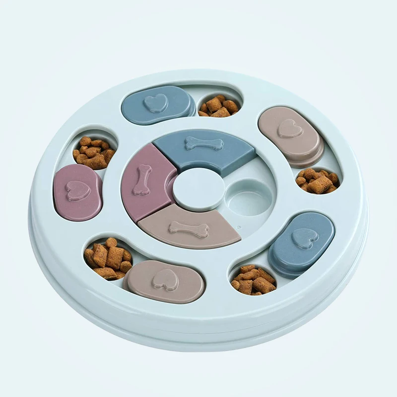 

LOHAS Dog Food Dispenser Pet Dog Puzzle Toy Dog Food Puzzle Feeder Bowl Turntable Pet Puzzle Toy Feeder