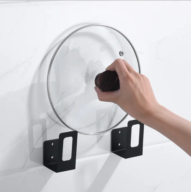 

Wok Lid Cutting Board Wall Mounted Stainless Steel Kitchen Storage Shelf Racks ZGJ-0331