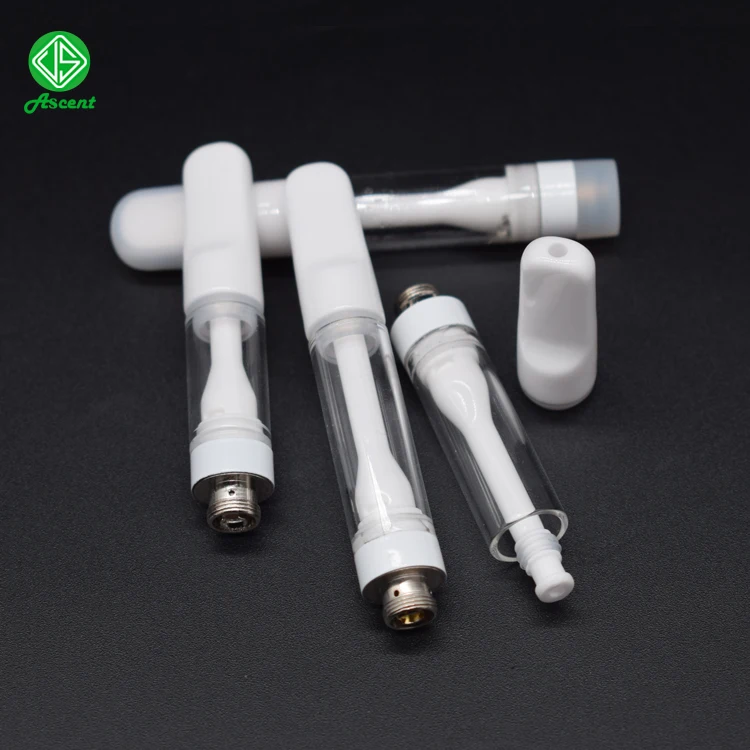 
factory popular Ceramic coil 0.5/1ml cbd carts Ascent ceramic oil cartridge 
