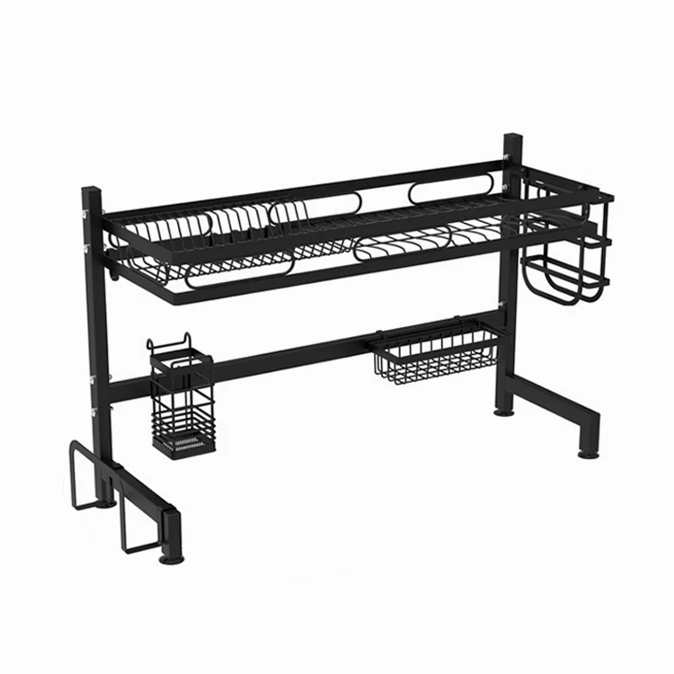 

Good Quality And Price Of Drying Kitchen Black Dish Bowl Rack Over The Sink Free Delivery