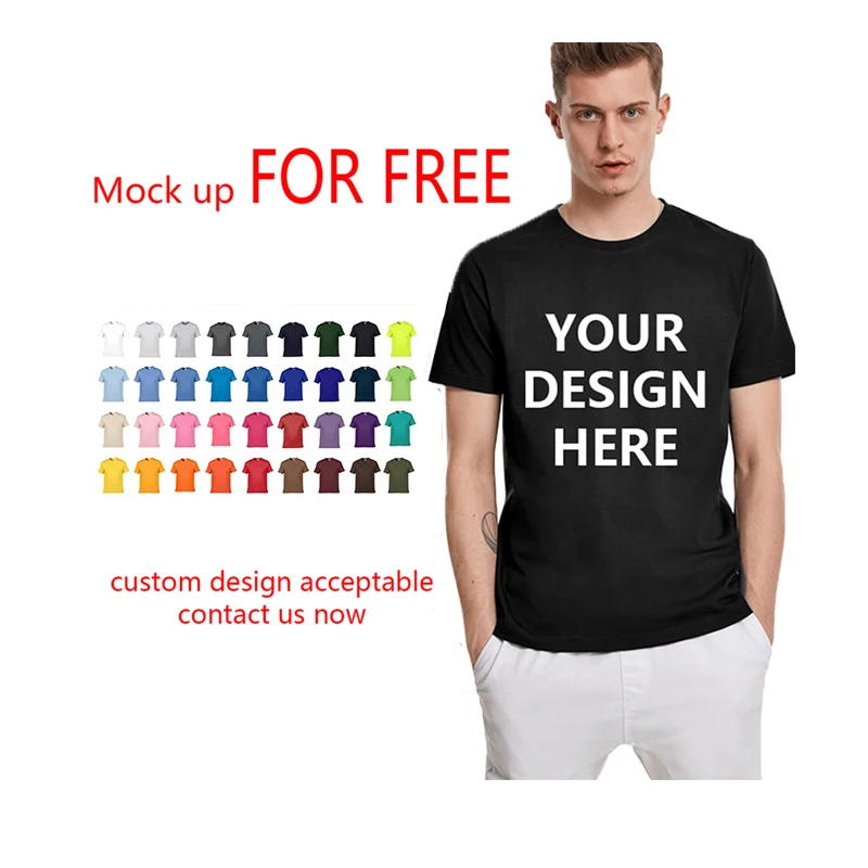 

CT0001 summer unisex blank short sleeve casual O neck loose sport outdoor custom logo print men's cotton T shirt