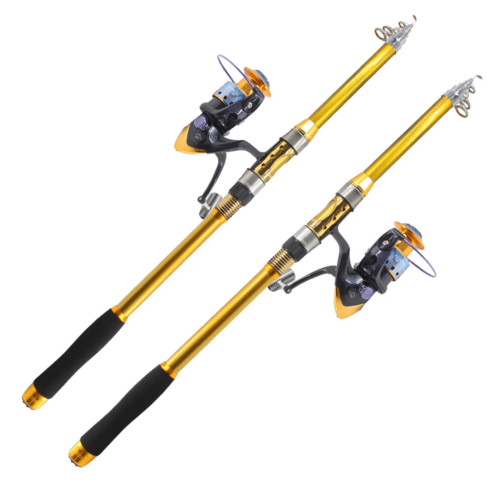 

Ready To Ship Portable Telescopic Spinning Rod and Reel Combo For Sea Fishing