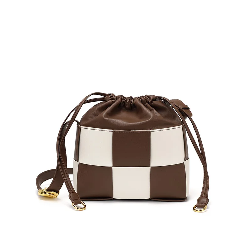 

Genuine leather sling bag 2021 women small cross shoulder bag square shape leather bag wholesale china, Black,brown or as your request