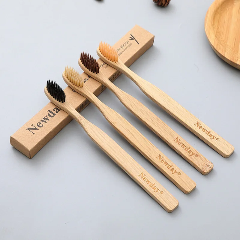 

Toothbrush Biodegradable Eco Friendly Bamboo 4 Pcs Black White Adult Color Feature Origin Type Age Place Model Group Medium WBB
