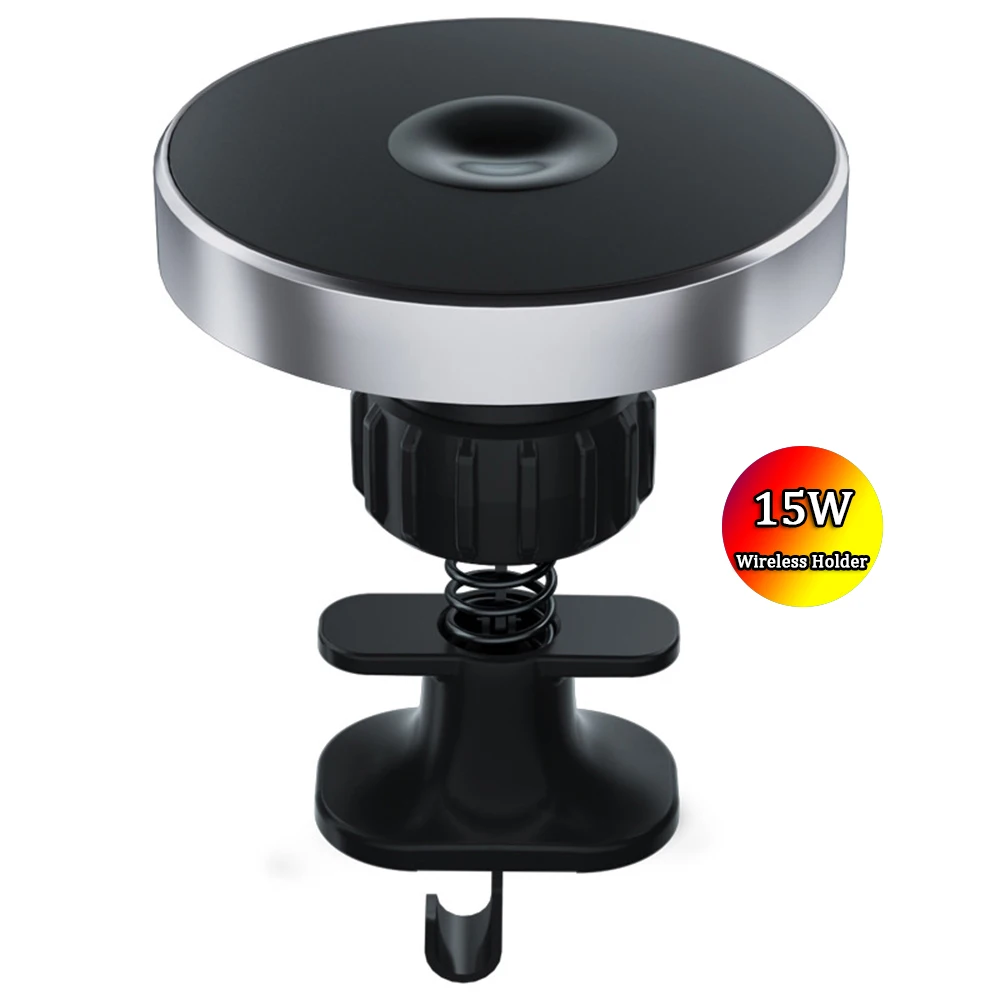 

Free Shipping 1 Sample OK 15W Mobile Phone Charger Car Phone Holder With Wireless Charger