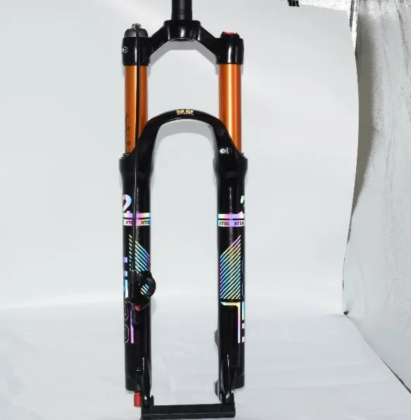 

XTOS Shiny Magnesium Alloy air fork 26/27.5/ 29er front fork line control suspension mtb fork