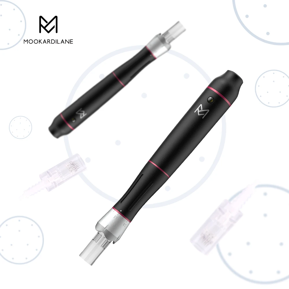 

Wireless Dermapen Microneedle Professional K7 Derma Pen electric home use micro needling skinpen, Black