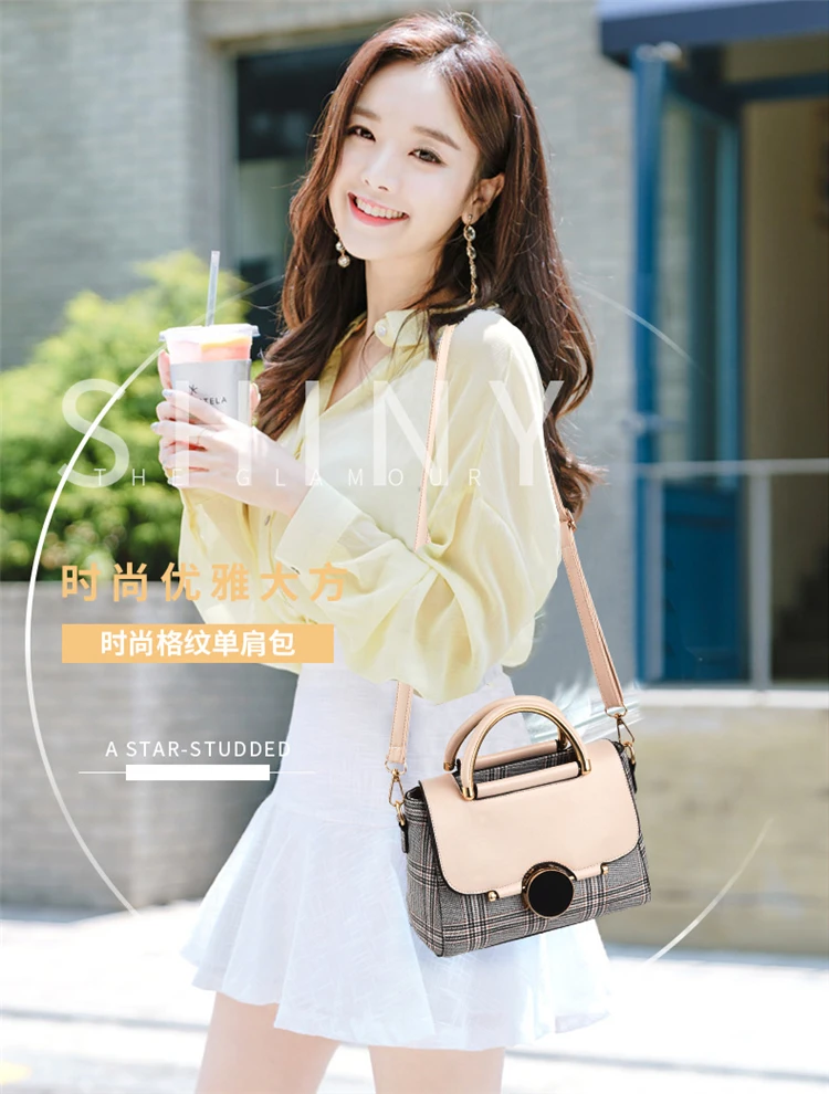 Buy Generic Leather women's bag 2019 new lady's bag fashion Korean