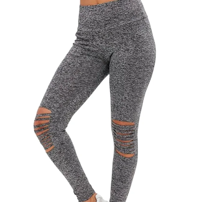 

High waist fitness workout dark grey women leggings, Like picture shows or custom color