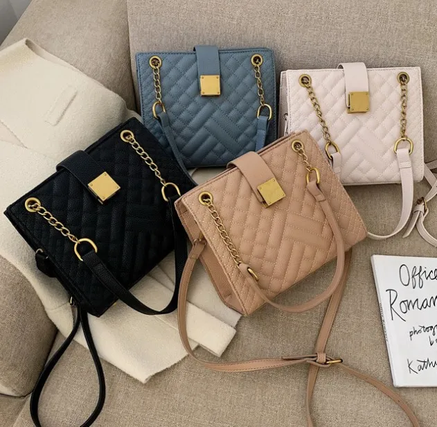 

New style Fashion rhombus handbag square big Shoulder Bags for women tote bag