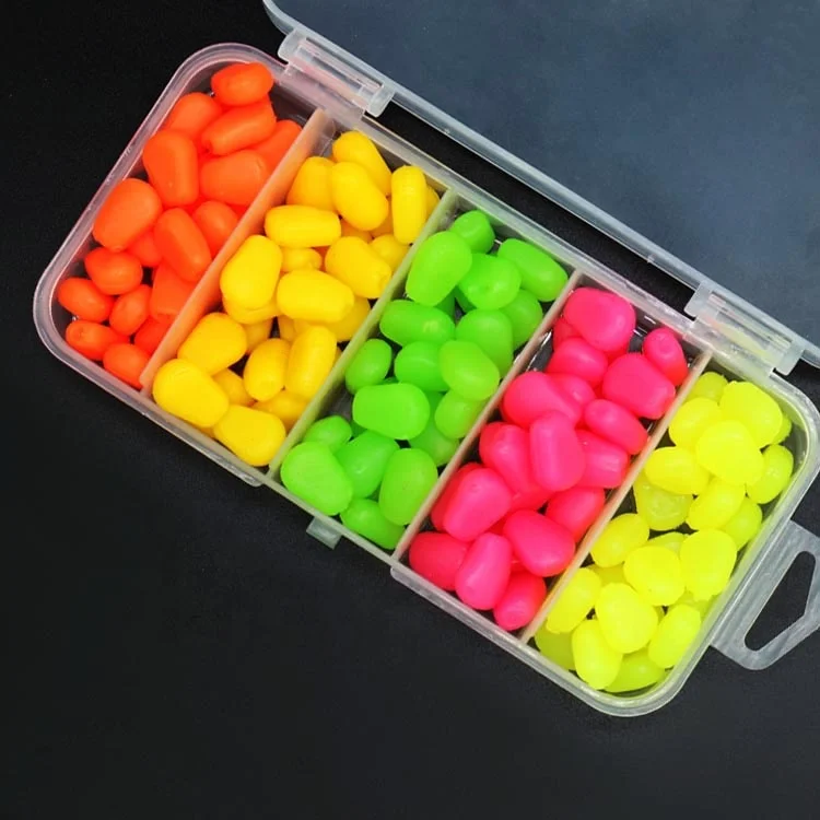 

BUBBLE FISHING different color 150pcs Sinking corn lure Set fishing lure set, As picture