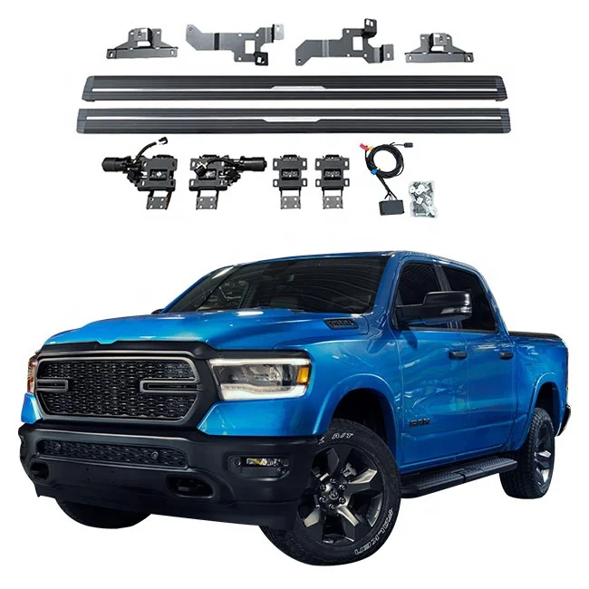 

Pickup truck aluminum alloy exterior accessories parts kit electric side step for Dodge Ram1500 TRX powered BOARDS 2022