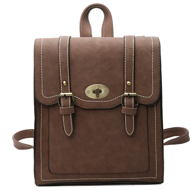 

Custom Fashion Designers Casual PU Leather Ladies Travel Small Back Pack Women Backpacks