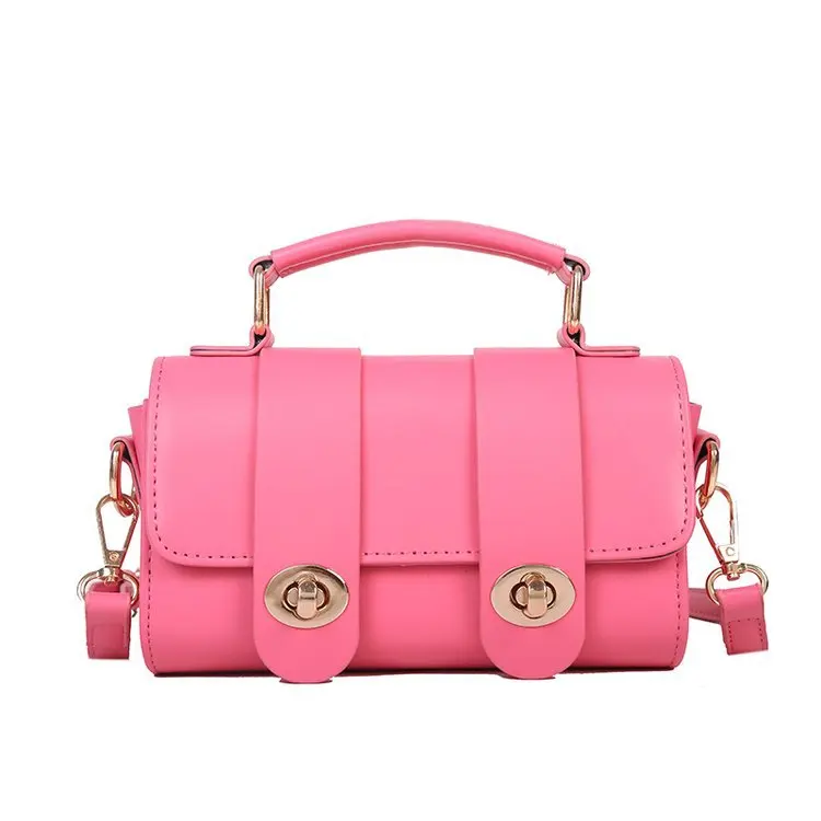 

2020 popular women's new trend simple candy color lady's diagonal bag