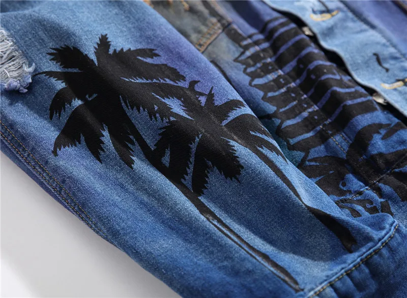 OEM Factory Wholesale High Quality Fashion Style Jean Jacket Designer Funky Denim Jacket
