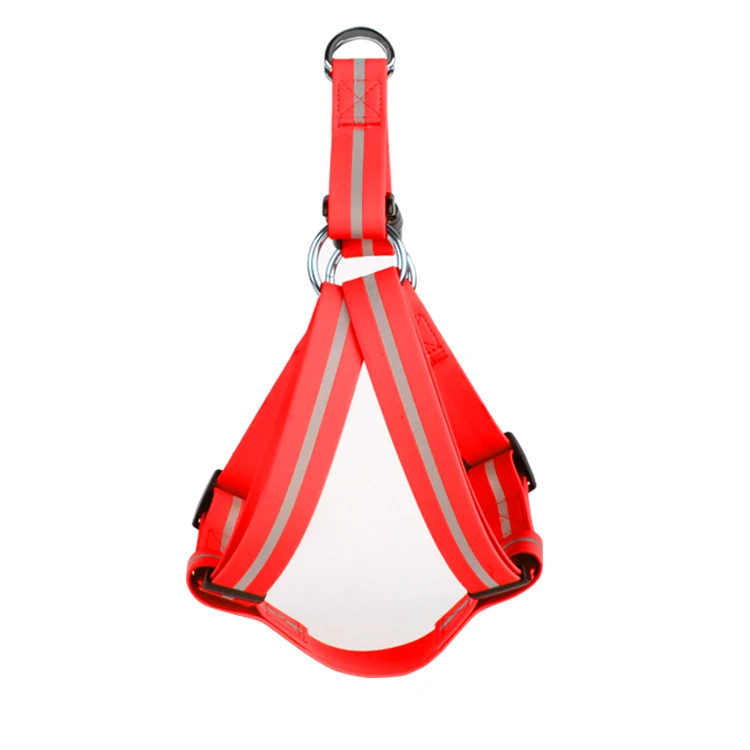 

Reflective PVC Coated Harness Dog, Sports Outdoor Walking Pet No Pull Dog Harness, Customized
