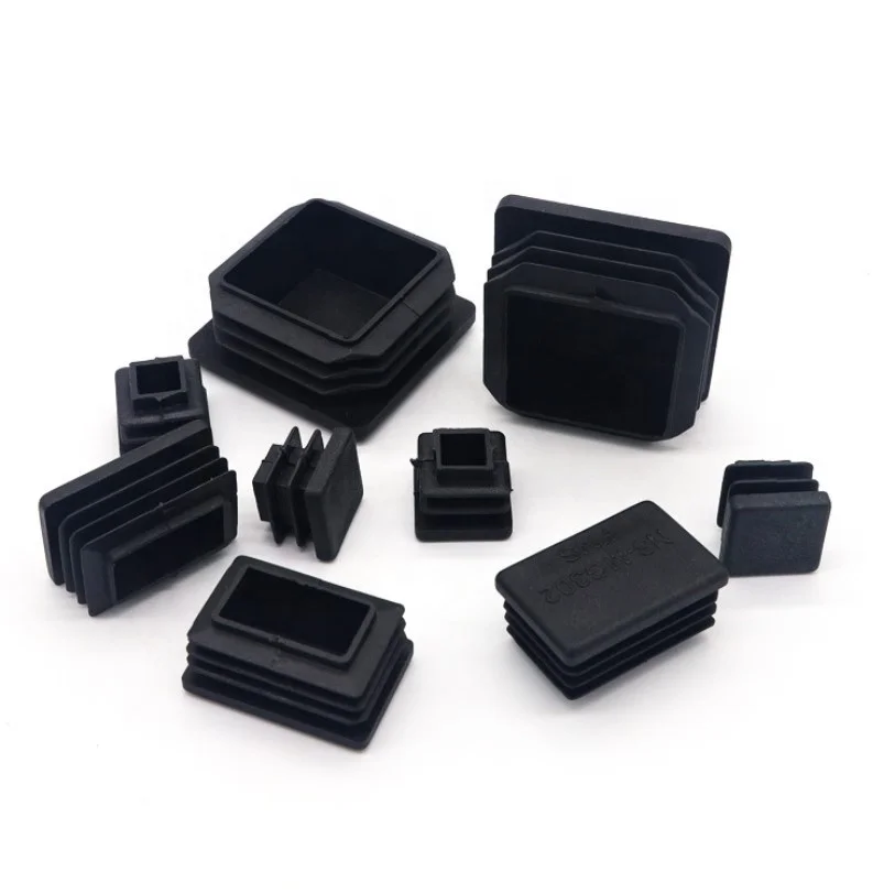 Square Tubing Black Plastic Plugs/plastic Square Pipe End Caps Tubing ...