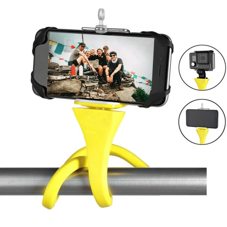 

2020 New Arrival Multi-function 360 Flexible Stable Bike handlebar Table Selfie Stick Camera Tripod Mount