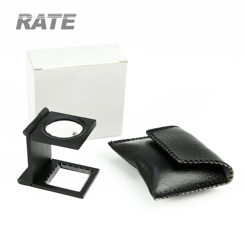 Wholesale 8x30mm Mini Foldable Printer Loupe,Zinc Alloy Linen Tester