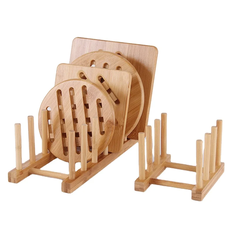 

Wooden Bowl Drain Rack Sink Plate Cutting Board Cup Rack Holder Shelf Dish Drainer Kitchen Accessories Organizer