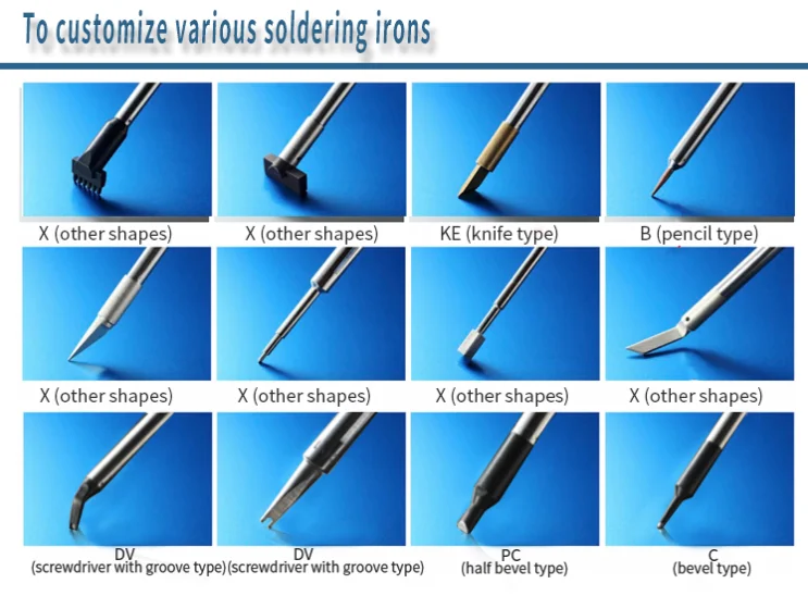 Handif Customized UNIX A20216P Head  Welding Tip, soldering iron iron tips