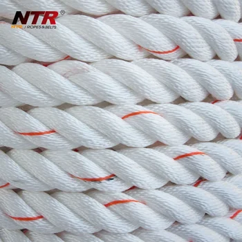 3 Strand Pp Fiber 6~24mm Floating Twisted Mooring Rope For Marine Use ...