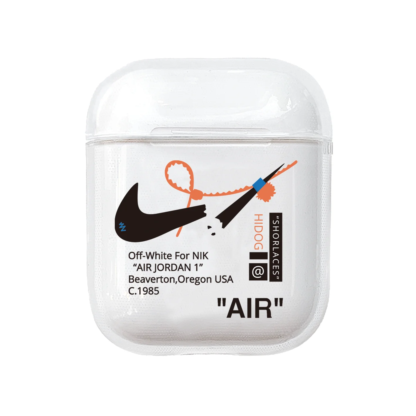 
Lovely Fruit Custom Design Clear Plastic Cartoon Transparent Airpods 2 Case 