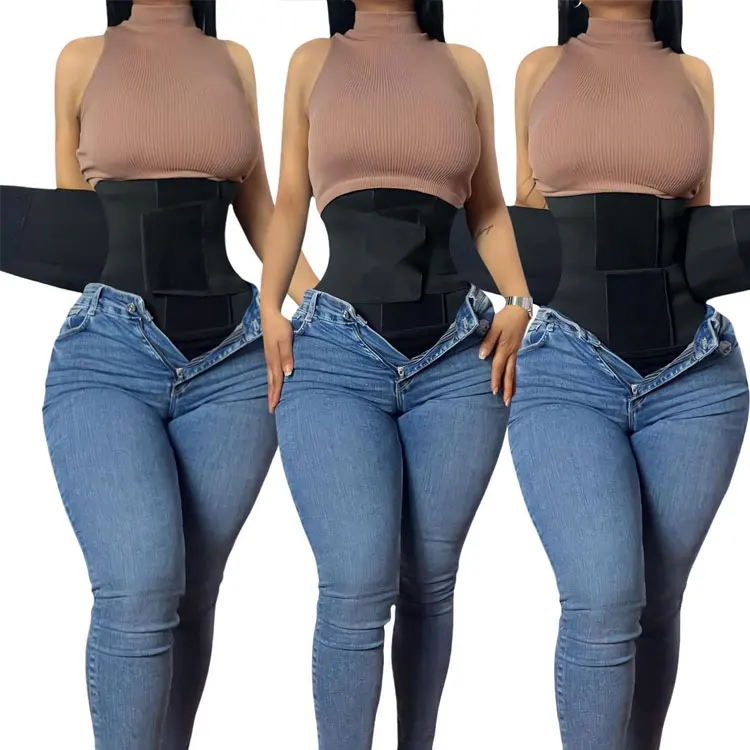 

NANBIN Wholesale Faja Reloj de Arena Sweat Waist Slimming Belt Waist Trainer Belt Sweat Waist Trimmer For Sport