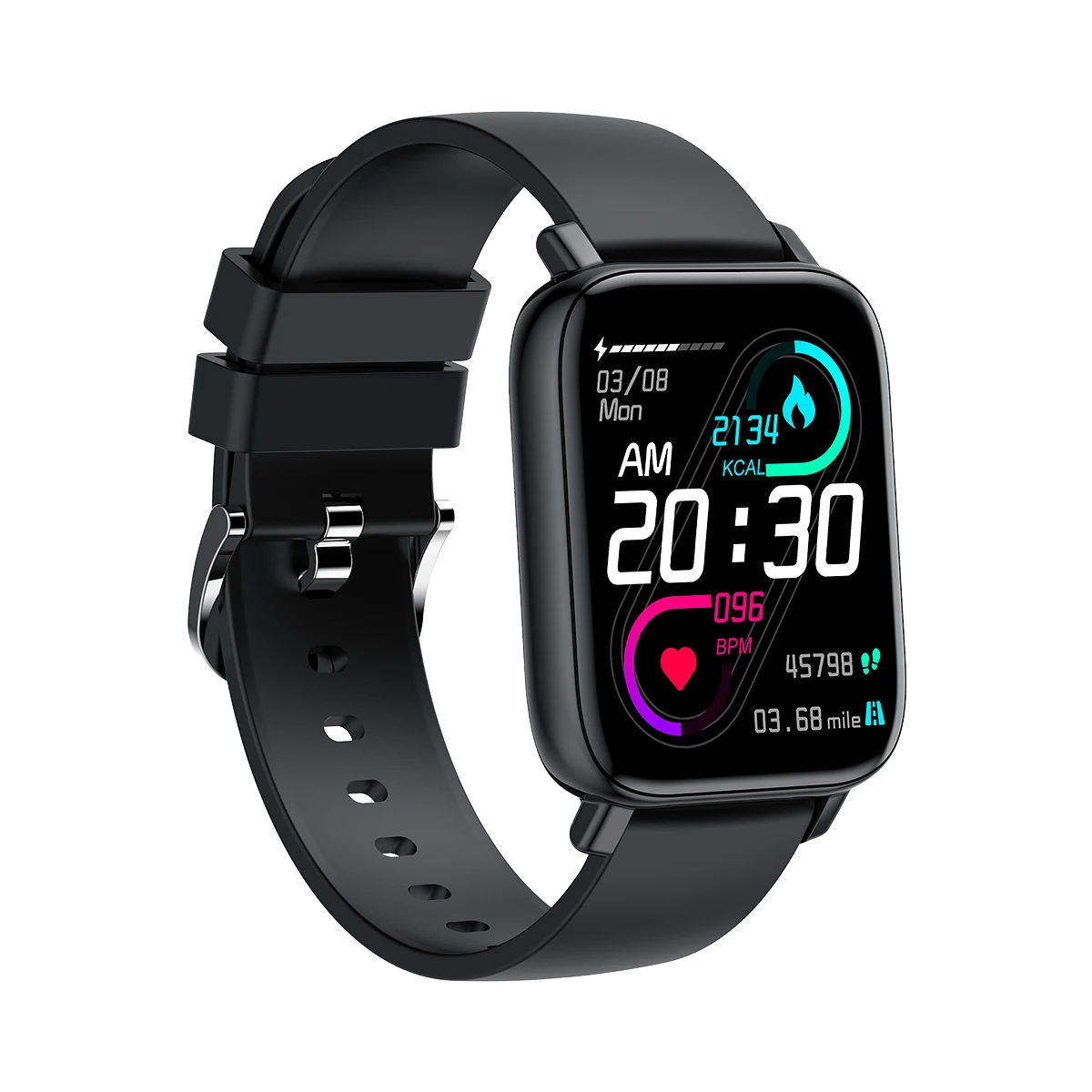 

HOLSTEN BOSSEN A1 Latest 2021 Amazon Android Sport Waterproof Low Price Cheap Smart Watch Smart Heart Rate Monitor