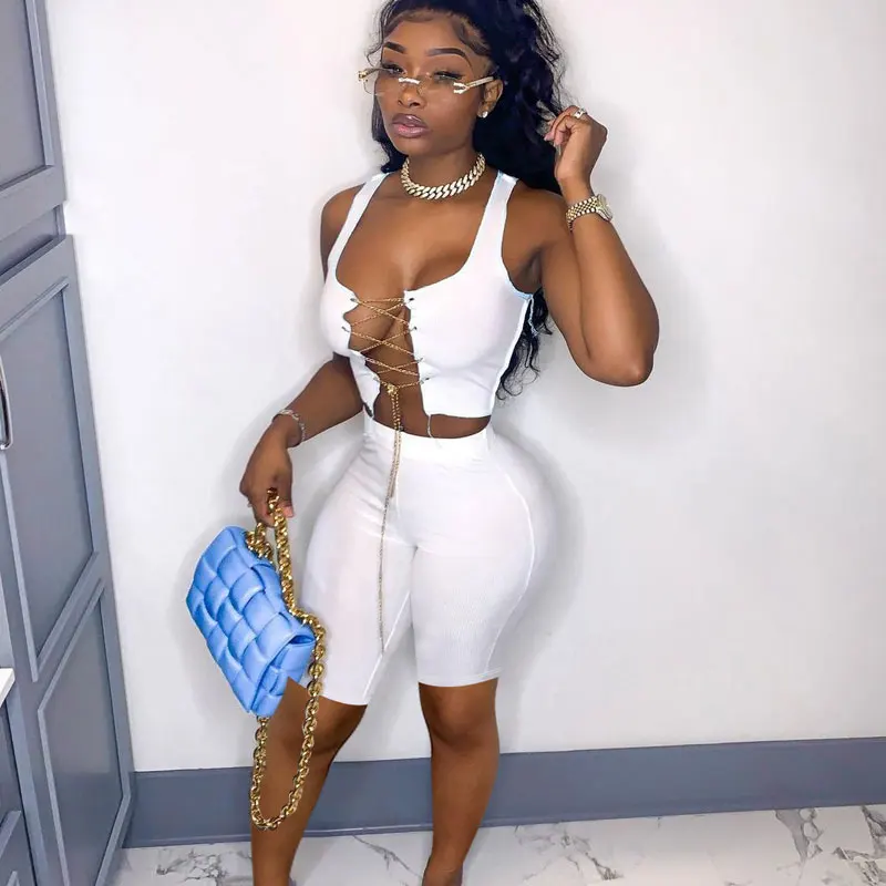 

FS4589A Hot selling Women Fashion Sexy Two Piece Set Outfits