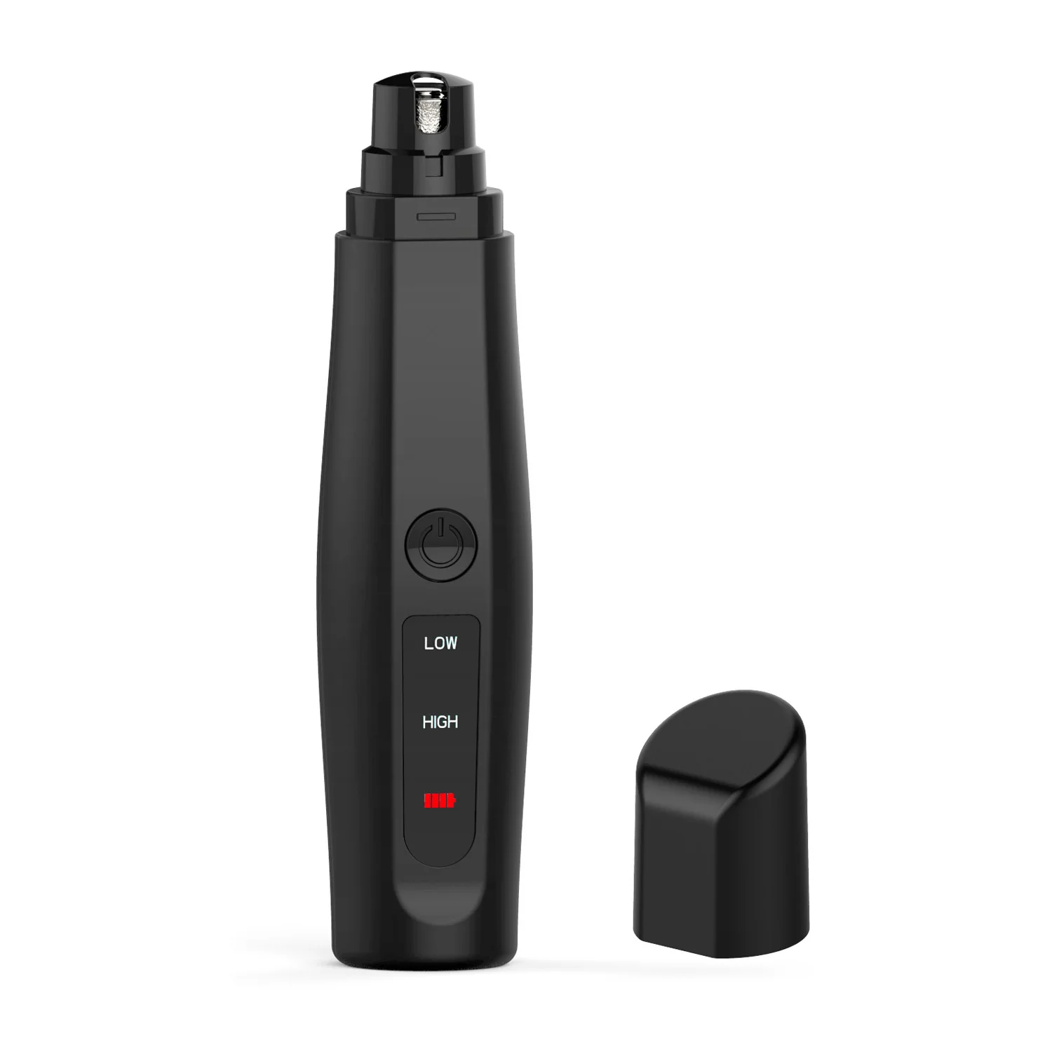 

2020 USB LED Dog Cat Claw Trimmer Rechargeable Electric Pet Pedicure Nail Grinder Animal Care Products, Black, white