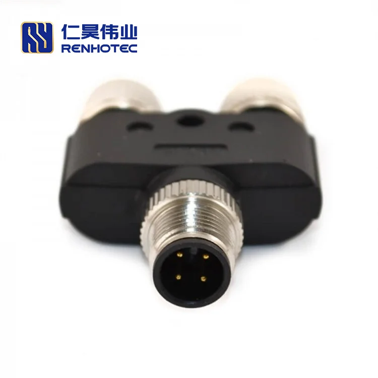 

M12 4pin Y Splitter with Shielded Cable 4 Pin Murr