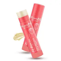 

Private label cute lipbalm natural organic vegan honey strawberry pink lip balm