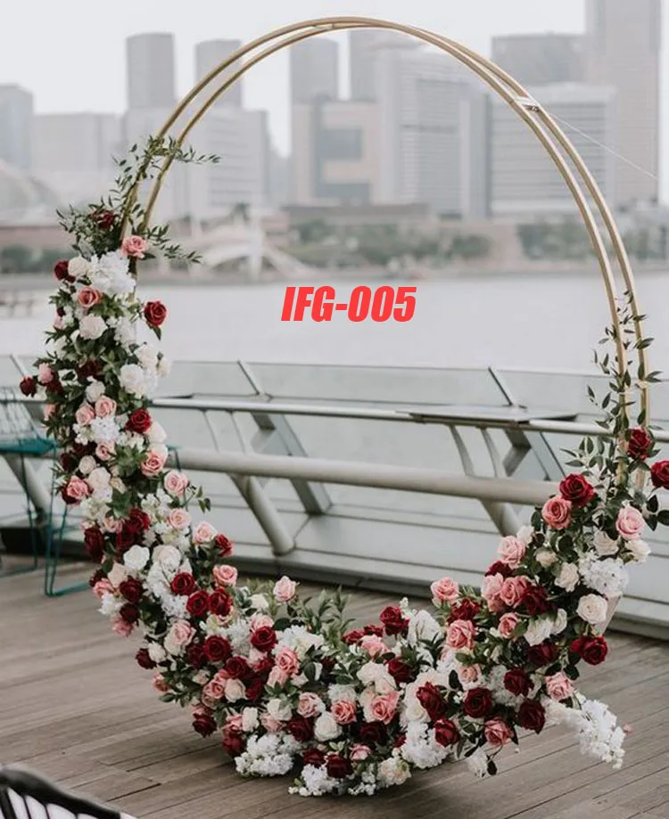 Arco De Fower Redondo Artificial Ifg Para Decoración De Fondo De Flores