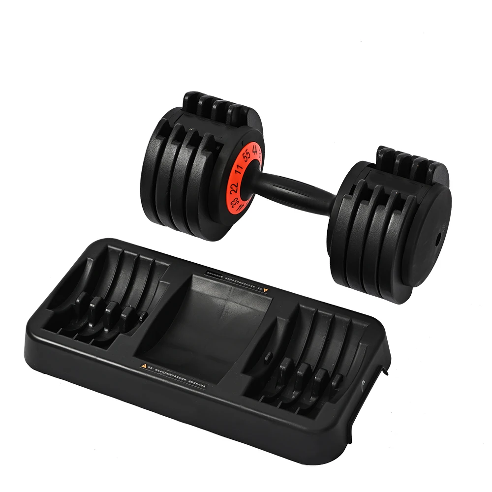 

Vivanstar ST1824 Home fitness adjustable weight dumbbell suit, Black