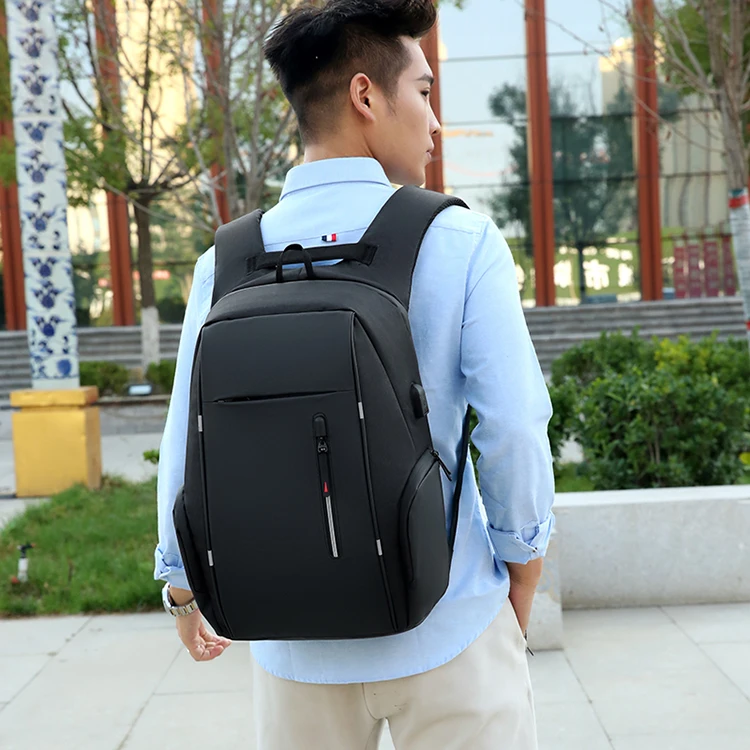 

Water Resistant College School Pack Travel Laptop Backpack Business Durable Laptop Backpack with USB Charging Port