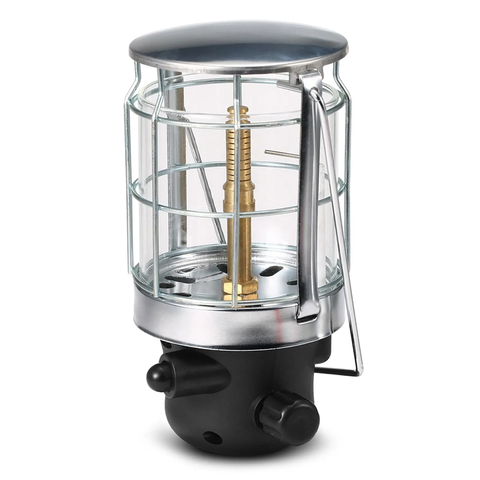 

Camping Gas Lamp With Piezo Lighter Tent Gas Lantern Flat Tank Gas Lantern for Camping Hiking Backpacking
