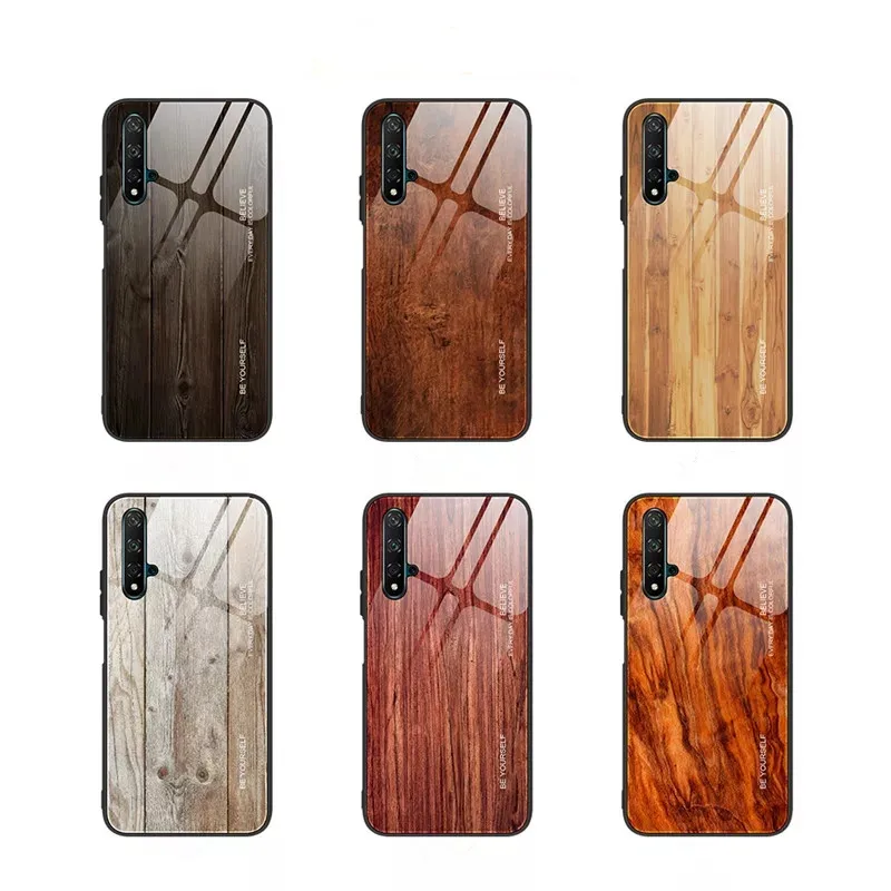 

For IPhone 12 Pro Max Case With Magsafe Shockproof Xibi TPU Wooden Line Glass Protective Phone Cover for iPhone 6 7 8 11 Plus, 6 colors $ accept customized