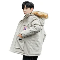 

High Quality Canada Style Men's Plus Size Hooded Goose Down Jacket Thick Outdoor Winter Duck Feather Coat Jacket