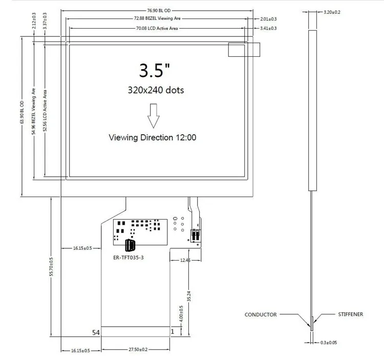 New original in stock TFT LCD Display 3.5