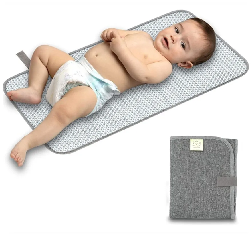 

Easy Cleaning Waterproof Washable Mommy Portable Changing Mat Station Baby Sleeping Nappy Diaper Pad For Outdoor Stroller Straps