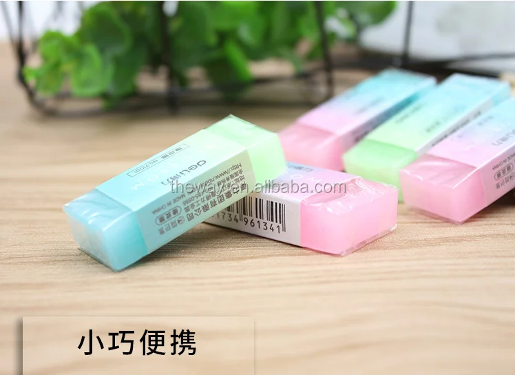 Cute Jelly Rubber Eraser Professional Soft Durable Flexible Erasers Student S0S8 