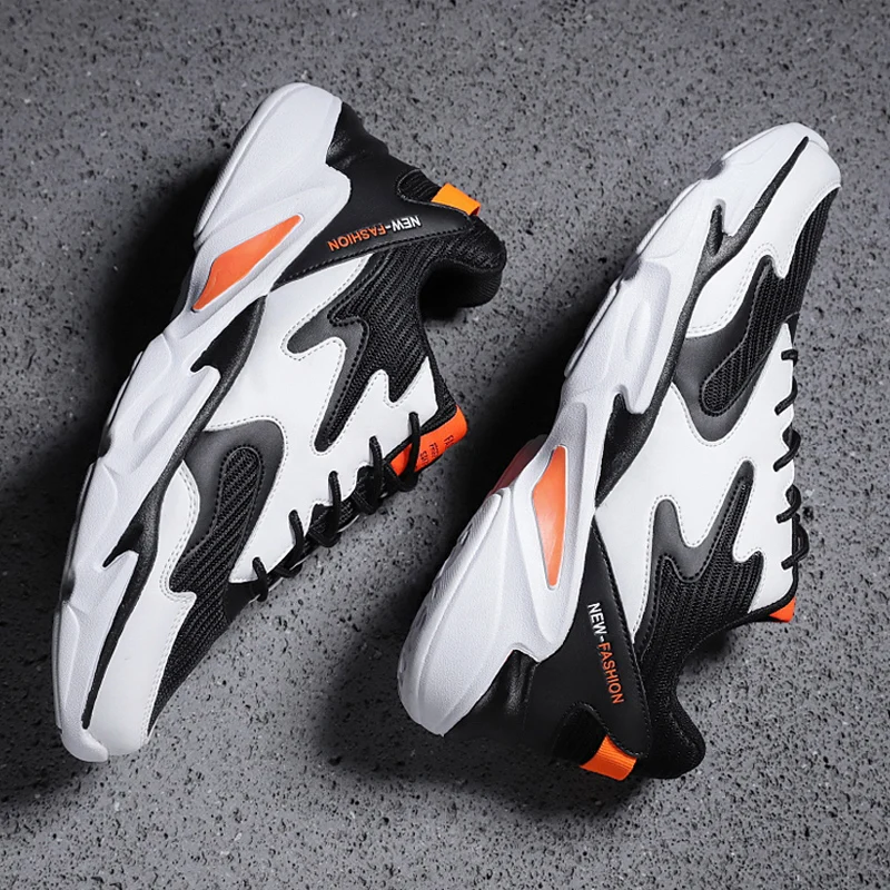 Jinjiang factory wholesale mesh upper breathable super light sneakers for men sports shoes tennis shoes men